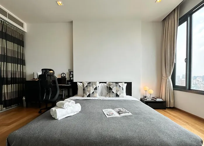 Apartment Expansive Loft 2br - Ultra Fast Wifi - Bts Thonglor *