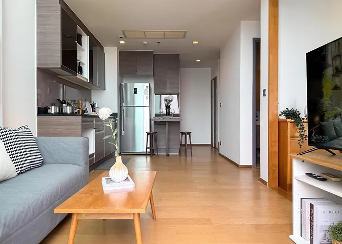 Apartment Expansive Loft 2br - Ultra Fast Wifi - Bts Thonglor
